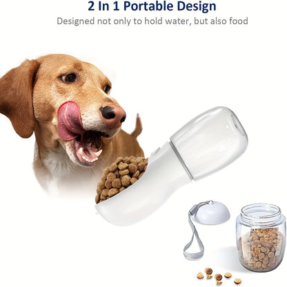 2 In 1 PET WATER/FOOD BOTTLE