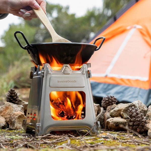 CAMPING STOVE STAINLESS/TITANIUM