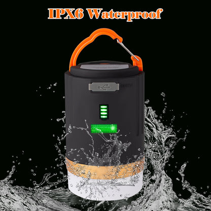 WATERPROOF RECHARGABLE CAMPING LIGHT