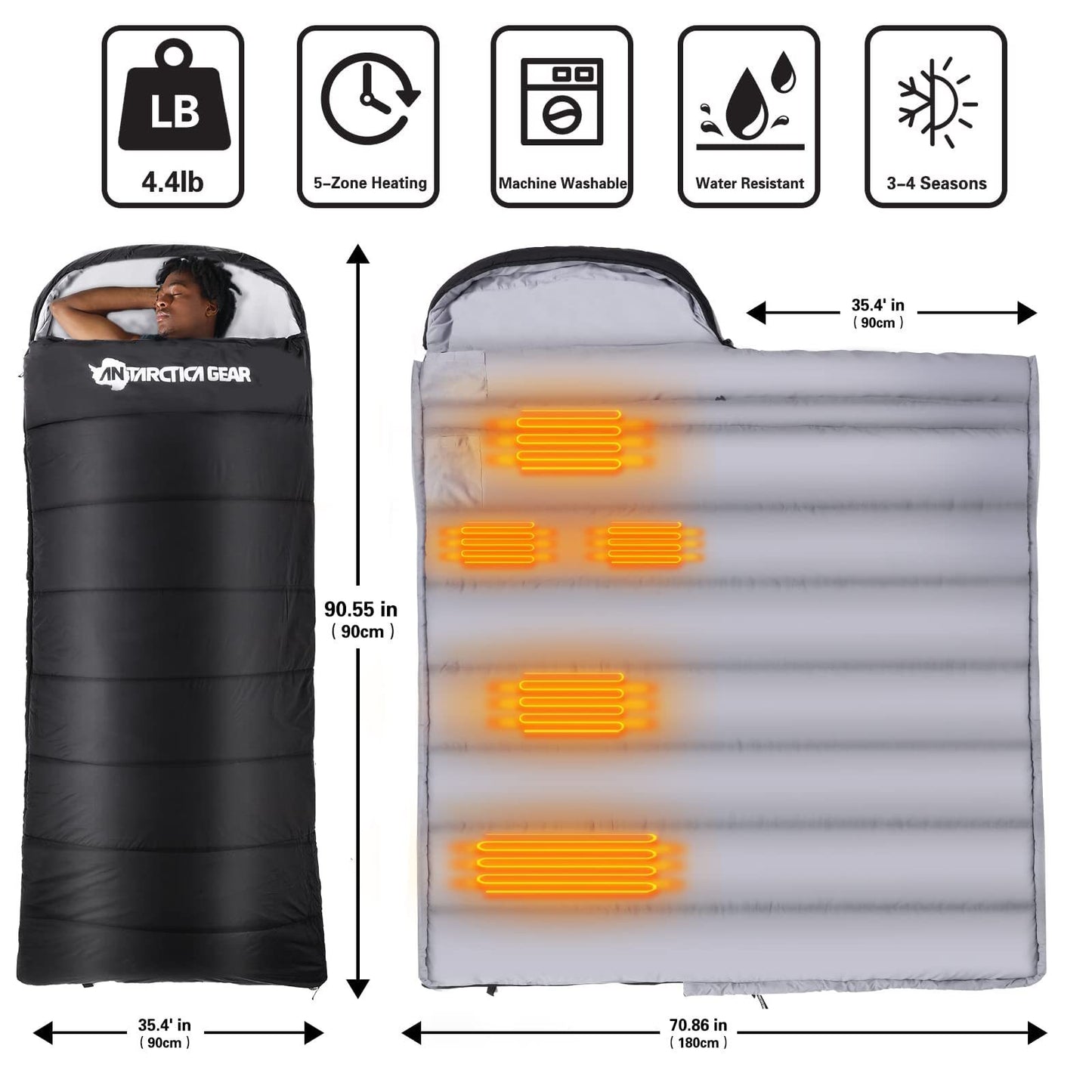 HEATED SLEEPING BAG