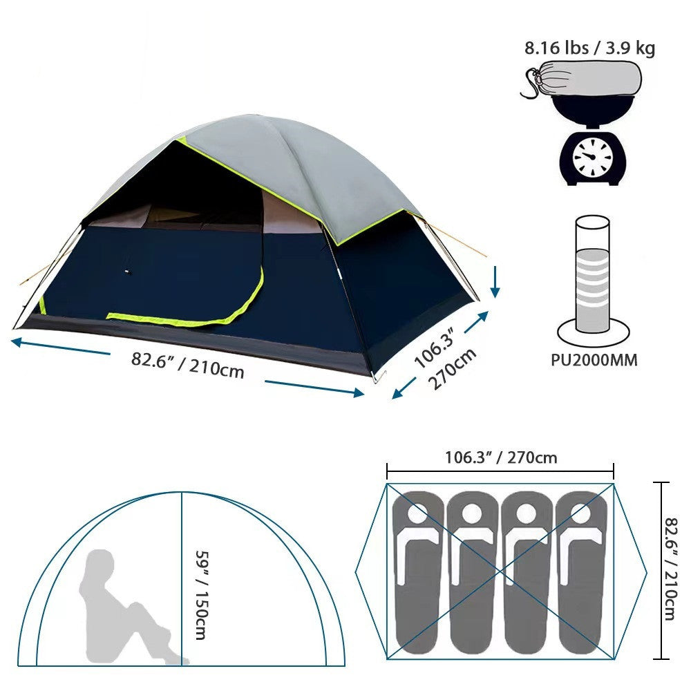 4 PERSON DARKROOM TENT