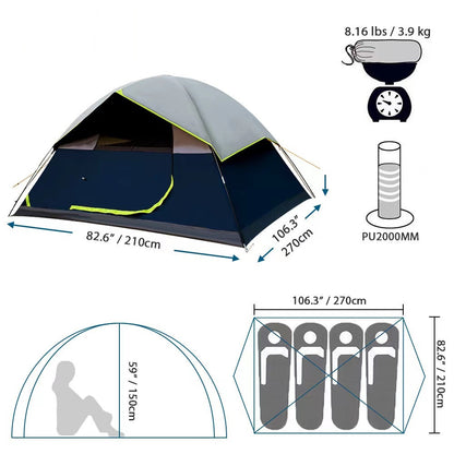 4 PERSON DARKROOM TENT