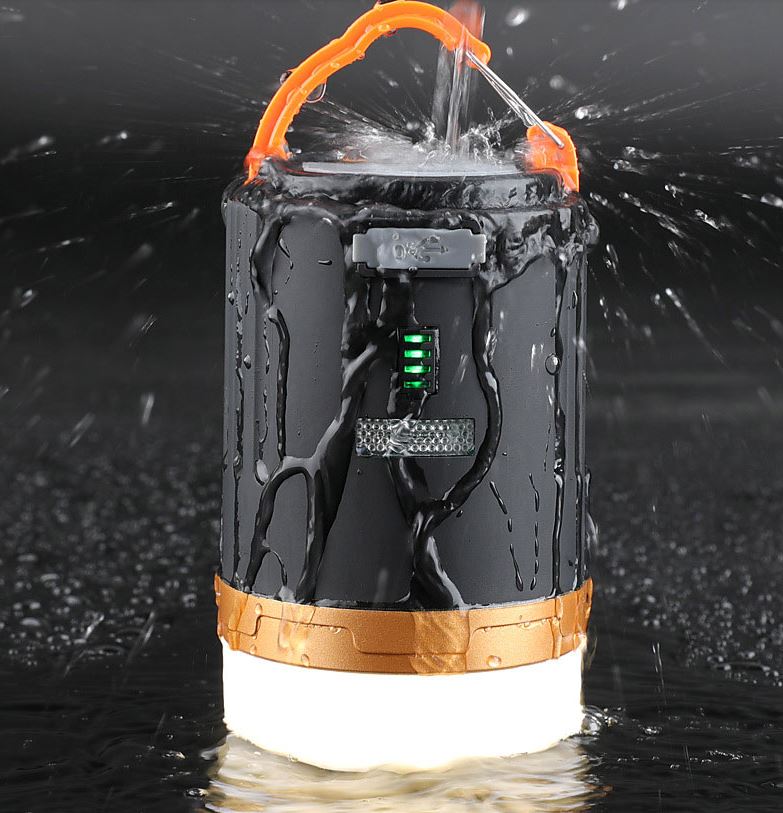 WATERPROOF RECHARGABLE CAMPING LIGHT